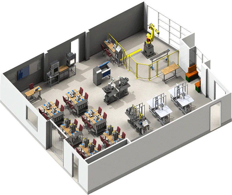 Company training in industrial robotics