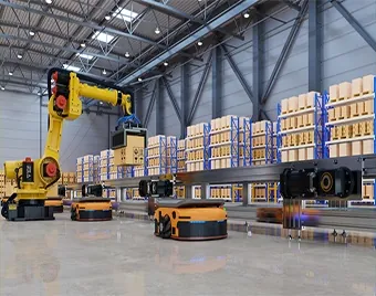 robots in warehouses