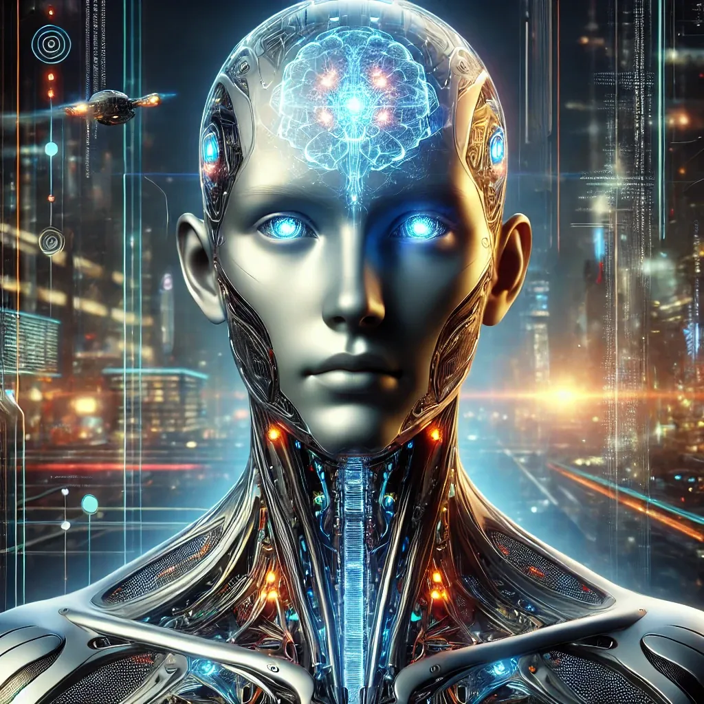 futuristic humanoid